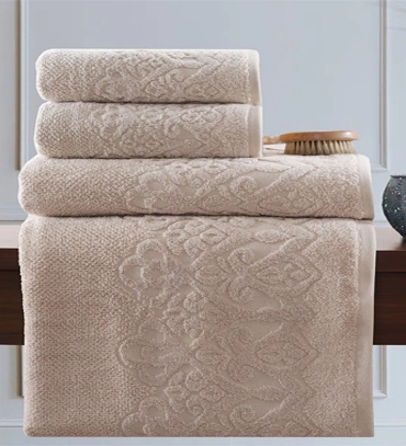 Windsor Antimicrobial Antifungal Zero Twist Fluffy Luxurious Linen Bath Towel (75 × 150 cm)